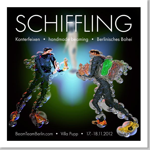 Katalog von Wolfgang Schiffling zur Ausstellung Beam Team Berlin VII in der Villa Pupp, Berlin