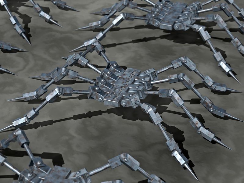 Mechatronische Oktopoden 2 / Invasion of the Arachnoid Metal Robots 2 / 2009