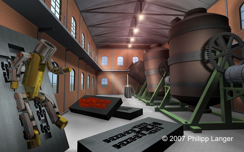 Toolman in der Gießerei / Toolman in the Foundry / 2007