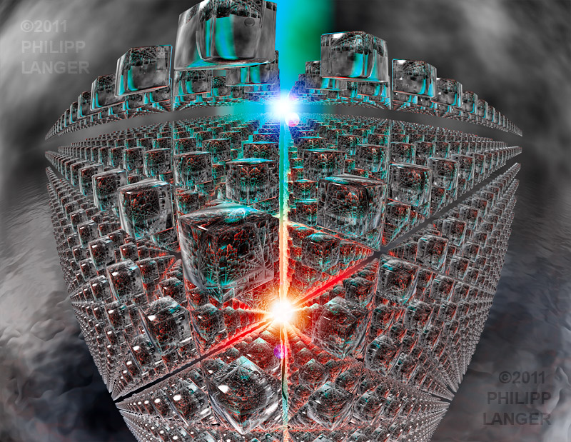 Illuminierte Raumwürfel / Illuminated Space Cubes / 2011