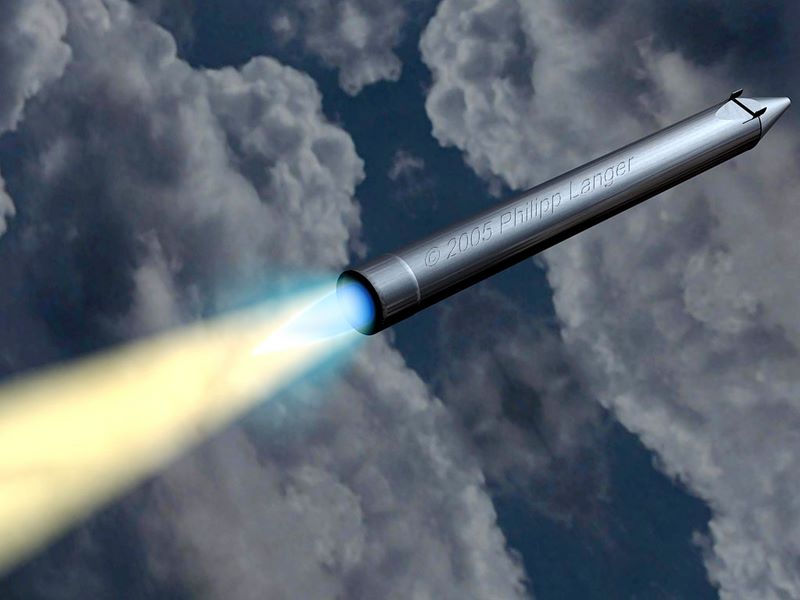 Orgelpfeife mit Raketenantrieb / Organ Pipe with Rocket Drive / 2005