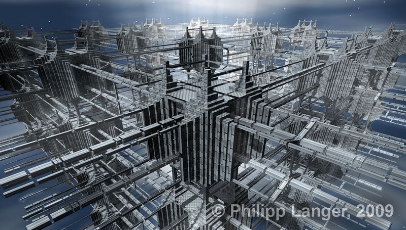 Weltraumbaustelle / Construction Site in Space / 2009