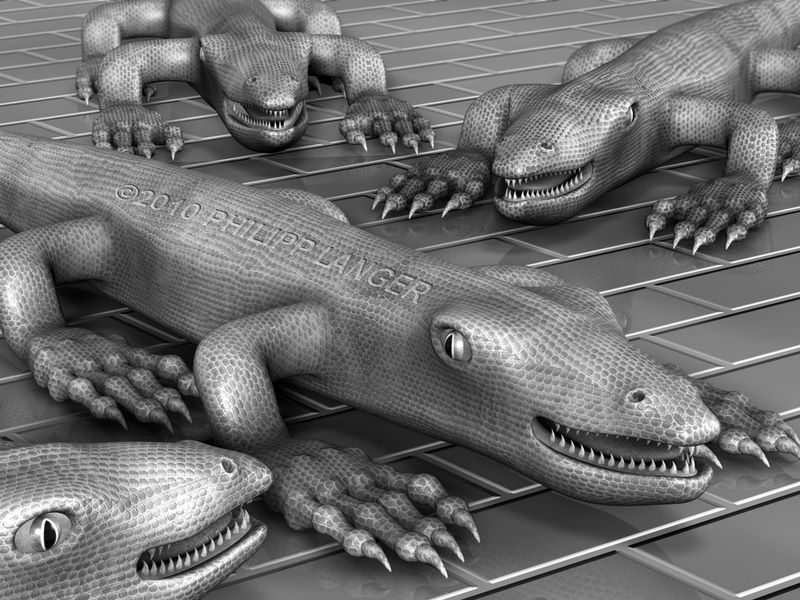 Primitive Raubechsen 2 / Primitive Carnivorous Lizards 2 / 2009