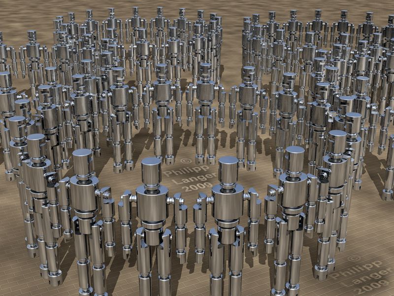 Androidenkreise / Circles of Androids / 2009