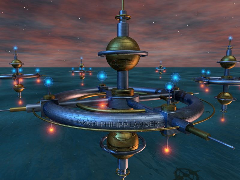 Konverter auf Wasserplanet / Converters on a Water Planet / 2010