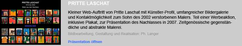 Online-Dokumentation des Malers Pritte Laschat